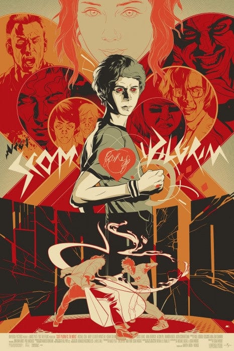 Nega Scott Pilgrim Vs The World Martin Ansin poster