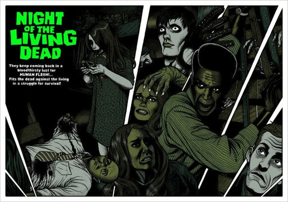 Night Of The Living Dead Florian Bertmer poster