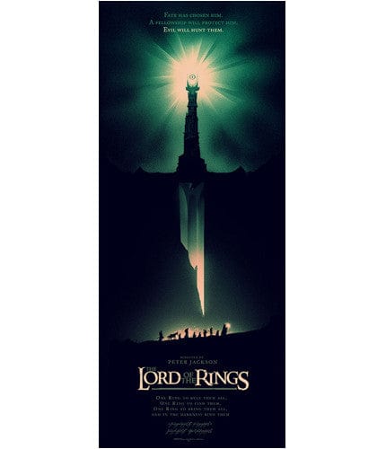 The Lord of the Rings Olly Moss poster