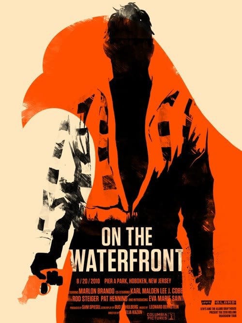 On The Waterfront Olly Moss poster
