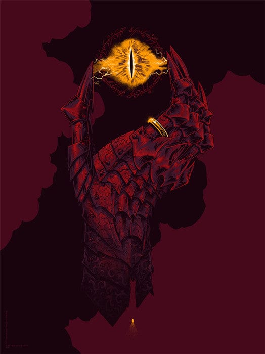 Hand of Sauron Variant Phantom City Creative poster