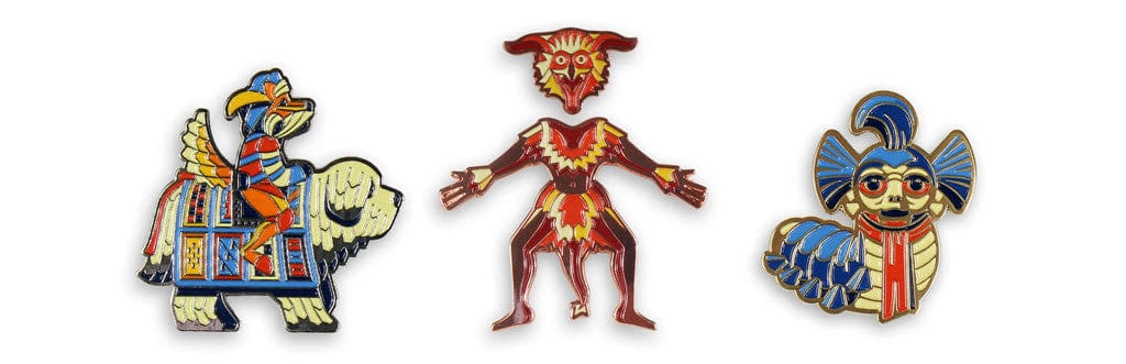 Labyrinth Enamel Pin Set – Mondo