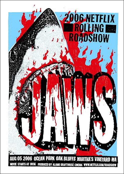 Jaws Print Mafia poster