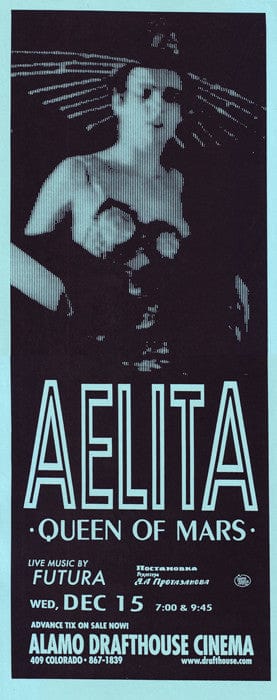Aelita Queen Of Mars PopNoir poster