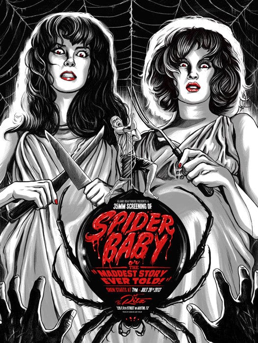 Spider Baby Ghoulish Gary Pullin poster