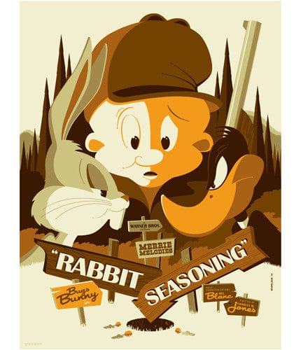 Rabbit Seasoning Tom Whalen poster