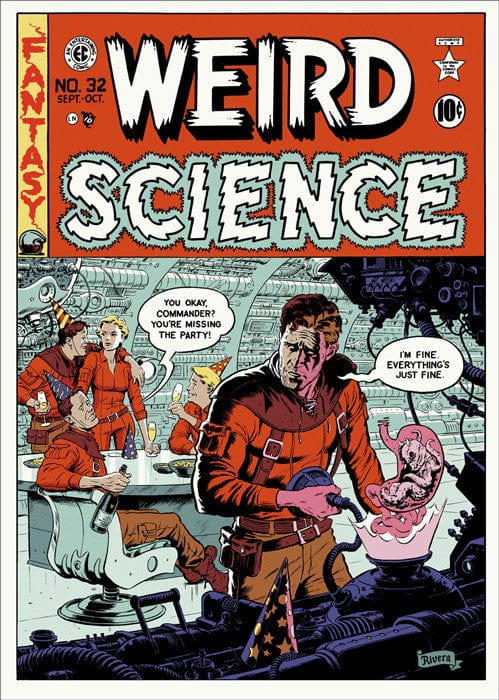 Weird Science Cover Paolo Rivera poster