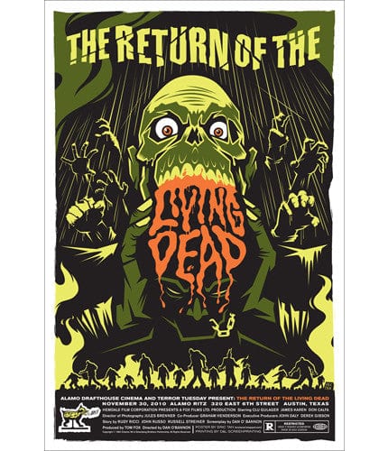 Return of the Living Dead  Variant Eric Tan poster
