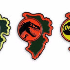 Jurassic Park Paddock Sign Pin Series
