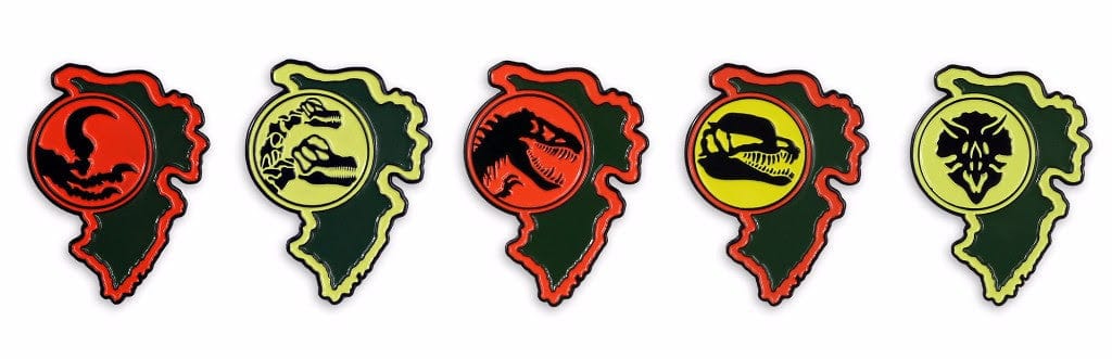 Jurassic Park Paddock Sign Pin Series Mondo 