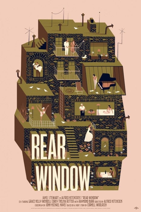 Rear Window Adam Simpson poster