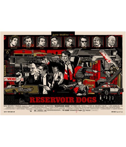 Reservoir Dogs Tyler Stout poster