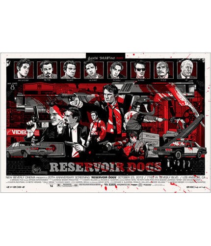 Reservoir Dogs   Variant Tyler Stout poster