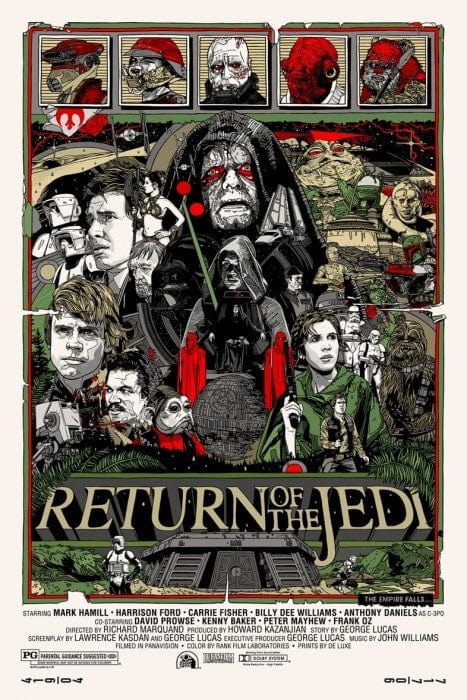 Return of the Jedi Tyler Stout poster