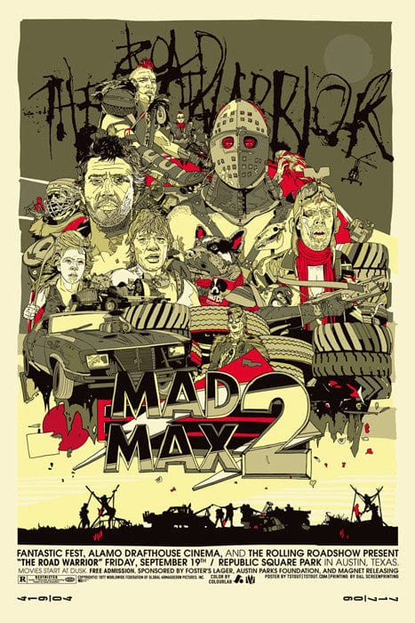 Mad Max 2 Tyler Stout poster