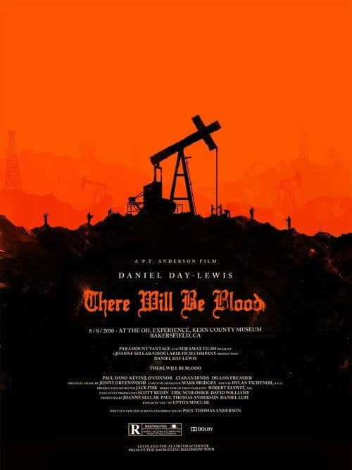 There Will Be Blood Olly Moss poster