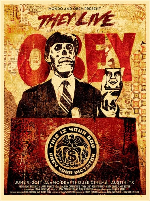 They Live Shepard Fairey poster