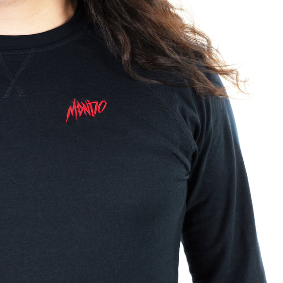 Mondo Thrasher Embroidered Crew Neck Sweatshirt