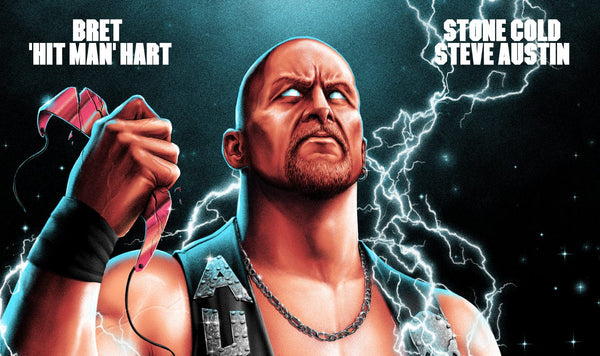 WrestleMania 13: Stone Cold Steve Austin vs Bret Hart Poster