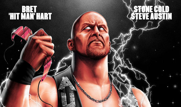 WrestleMania 13: Stone Cold Steve Austin vs Bret Hart Variant Poster