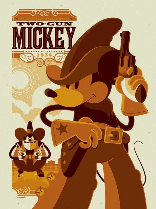 Two Gun Mickey Tom Whalen poster