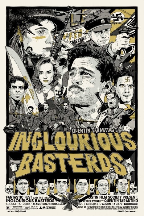 Inglourious Basterds  Variant Tyler Stout poster