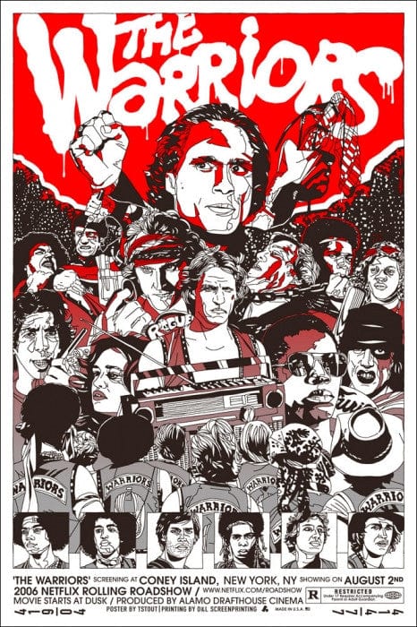 The Warriors  Variant Tyler Stout poster