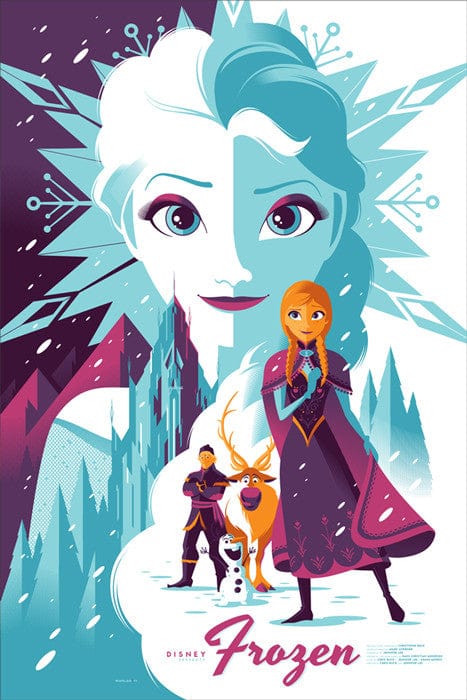 Frozen Tom Whalen poster