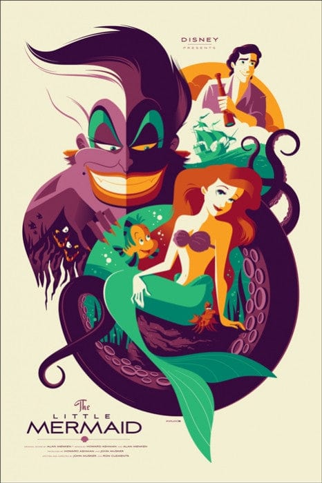 The Little Mermaid Tom Whalen poster